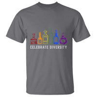 LGBTQ Pride T Shirt Celebrate Diversity LGBT Flag Wine Drinker - Wonder Print Shop