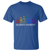 LGBTQ Pride T Shirt Celebrate Diversity LGBT Flag Wine Drinker - Wonder Print Shop