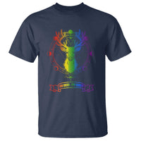 LGBTQ T Shirt Oh Deer I'm Queer Vintage Pride Lesbian Gay - Wonder Print Shop