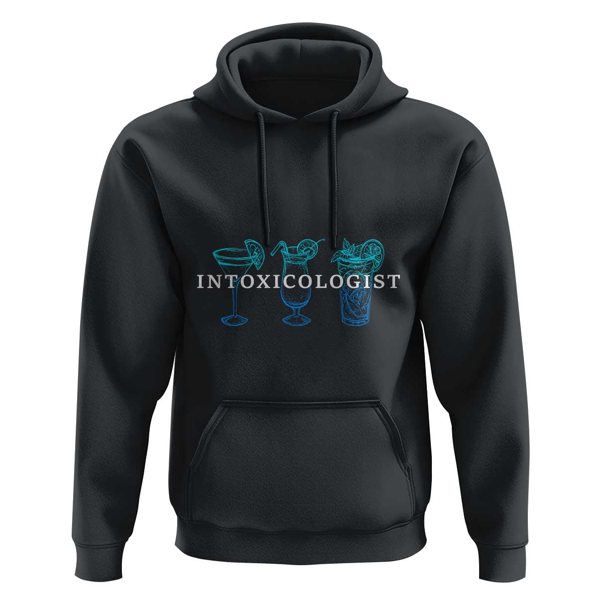 Funny Bartender Hoodie Intoxicologist Bartending Bar Pub Owner - Wonder Print Shop
