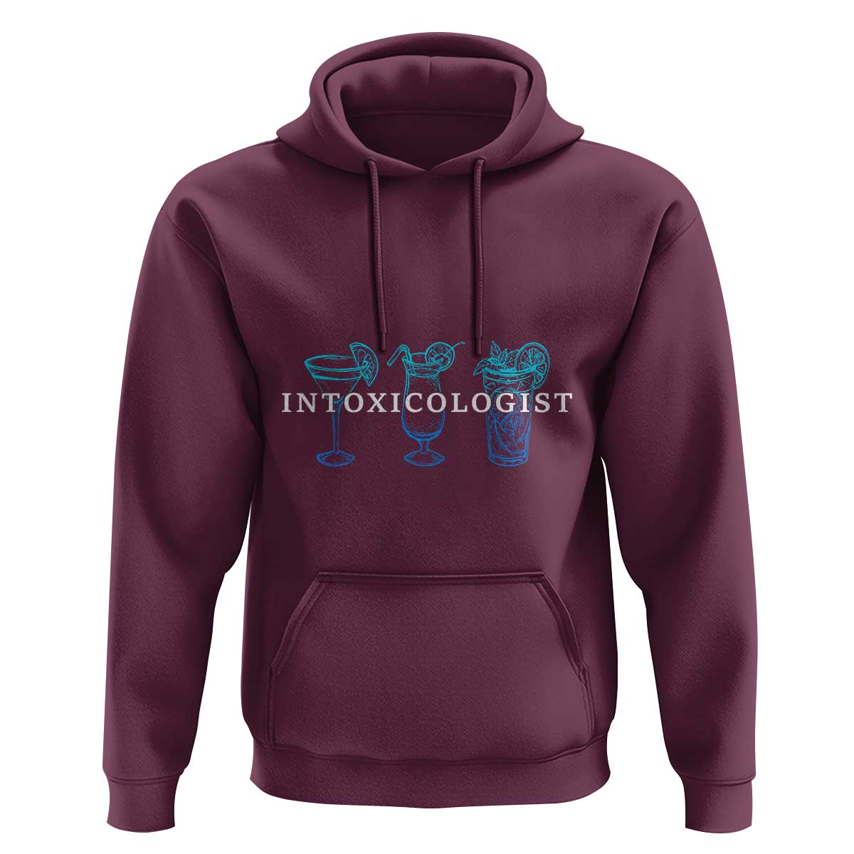 Funny Bartender Hoodie Intoxicologist Bartending Bar Pub Owner - Wonder Print Shop