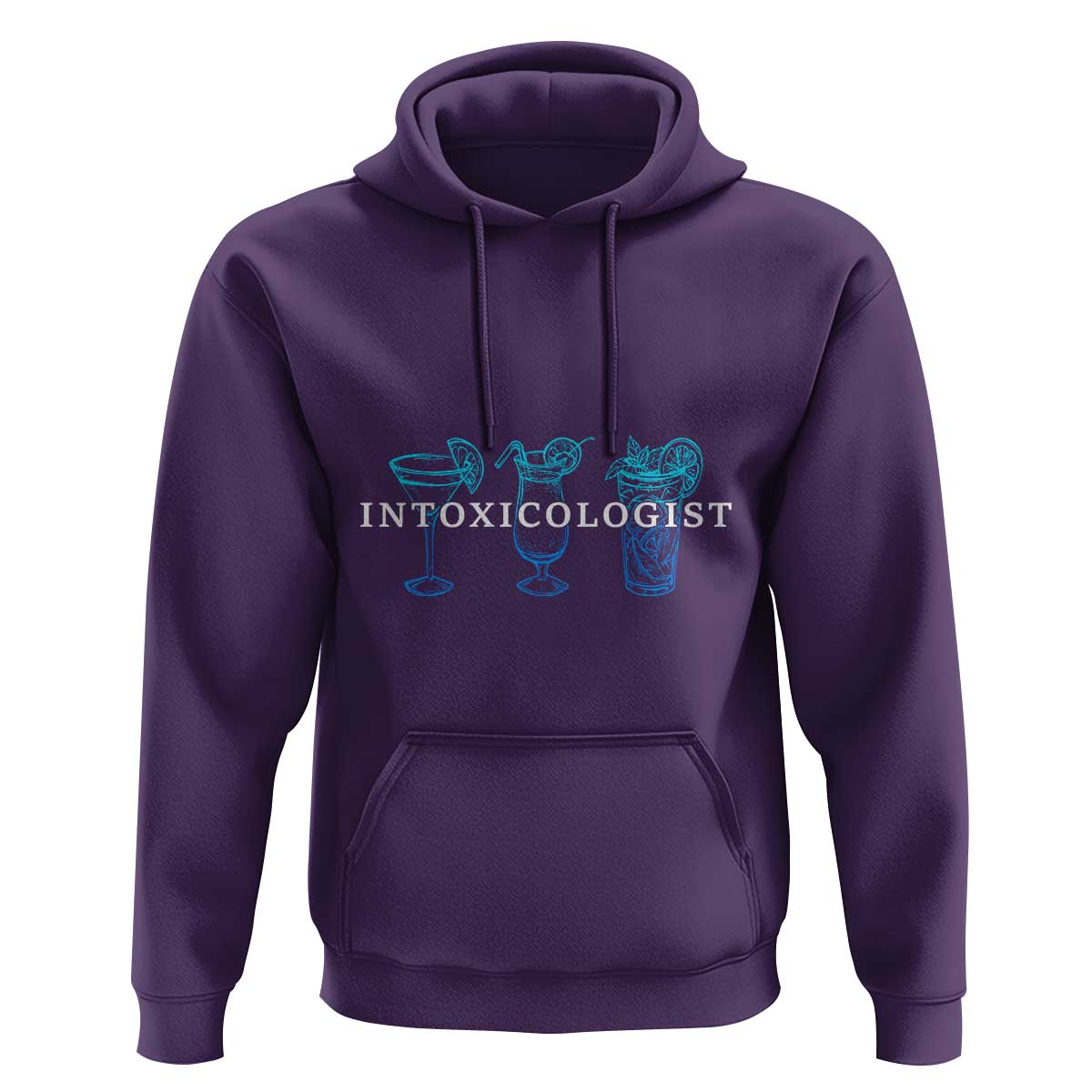 Funny Bartender Hoodie Intoxicologist Bartending Bar Pub Owner - Wonder Print Shop