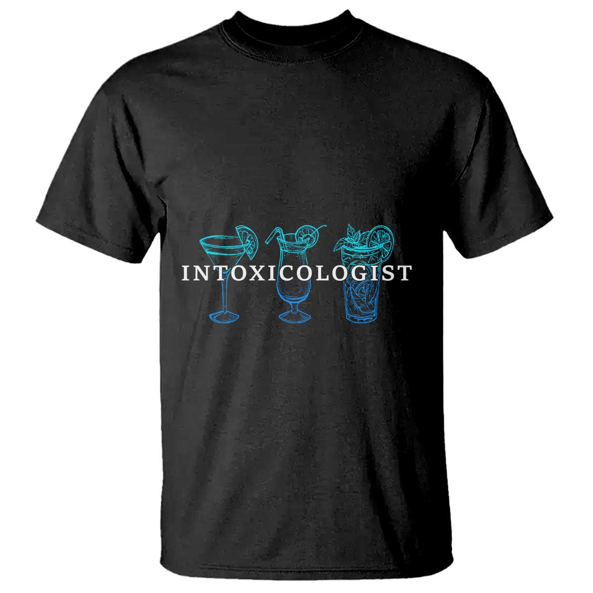 Funny Bartender T Shirt Intoxicologist Bartending Bar Pub Owner - Wonder Print Shop