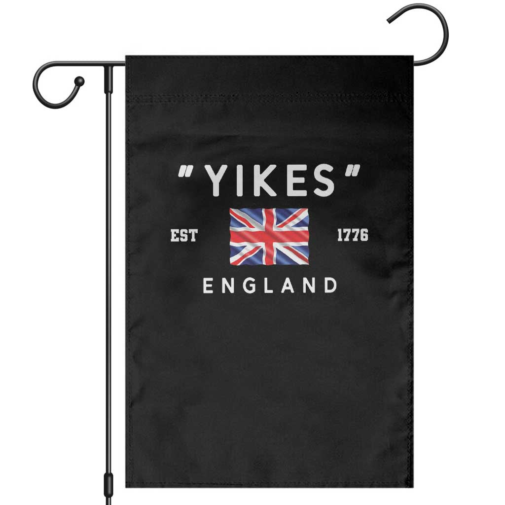Funny Yikes England 1776 Garden Flag 4th Of July USA Union Jack Flag - Wonder Print Shop