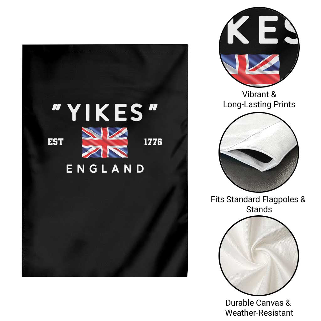 Funny Yikes England 1776 Garden Flag 4th Of July USA Union Jack Flag - Wonder Print Shop