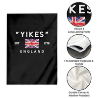 Funny Yikes England 1776 Garden Flag 4th Of July USA Union Jack Flag - Wonder Print Shop