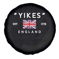 Funny Yikes England 1776 Spare Tire Cover 4th Of July USA Union Jack Flag - Wonder Print Shop