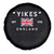 Funny Yikes England 1776 Spare Tire Cover 4th Of July USA Union Jack Flag - Wonder Print Shop