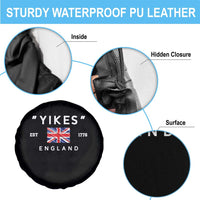 Funny Yikes England 1776 Spare Tire Cover 4th Of July USA Union Jack Flag - Wonder Print Shop