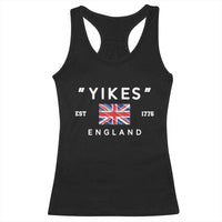 Funny Yikes England 1776 Racerback Tank Top 4th Of July USA Union Jack Flag - Wonder Print Shop
