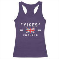Funny Yikes England 1776 Racerback Tank Top 4th Of July USA Union Jack Flag - Wonder Print Shop