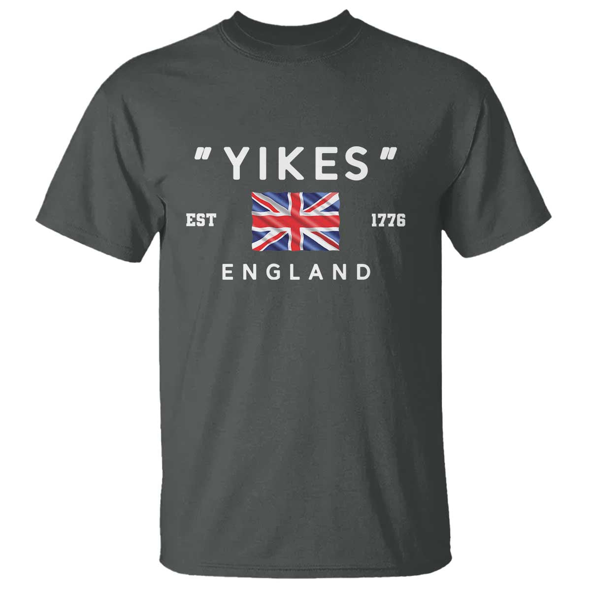 Funny Yikes England 1776 T Shirt 4th Of July USA Union Jack Flag - Wonder Print Shop