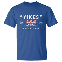 Funny Yikes England 1776 T Shirt 4th Of July USA Union Jack Flag - Wonder Print Shop