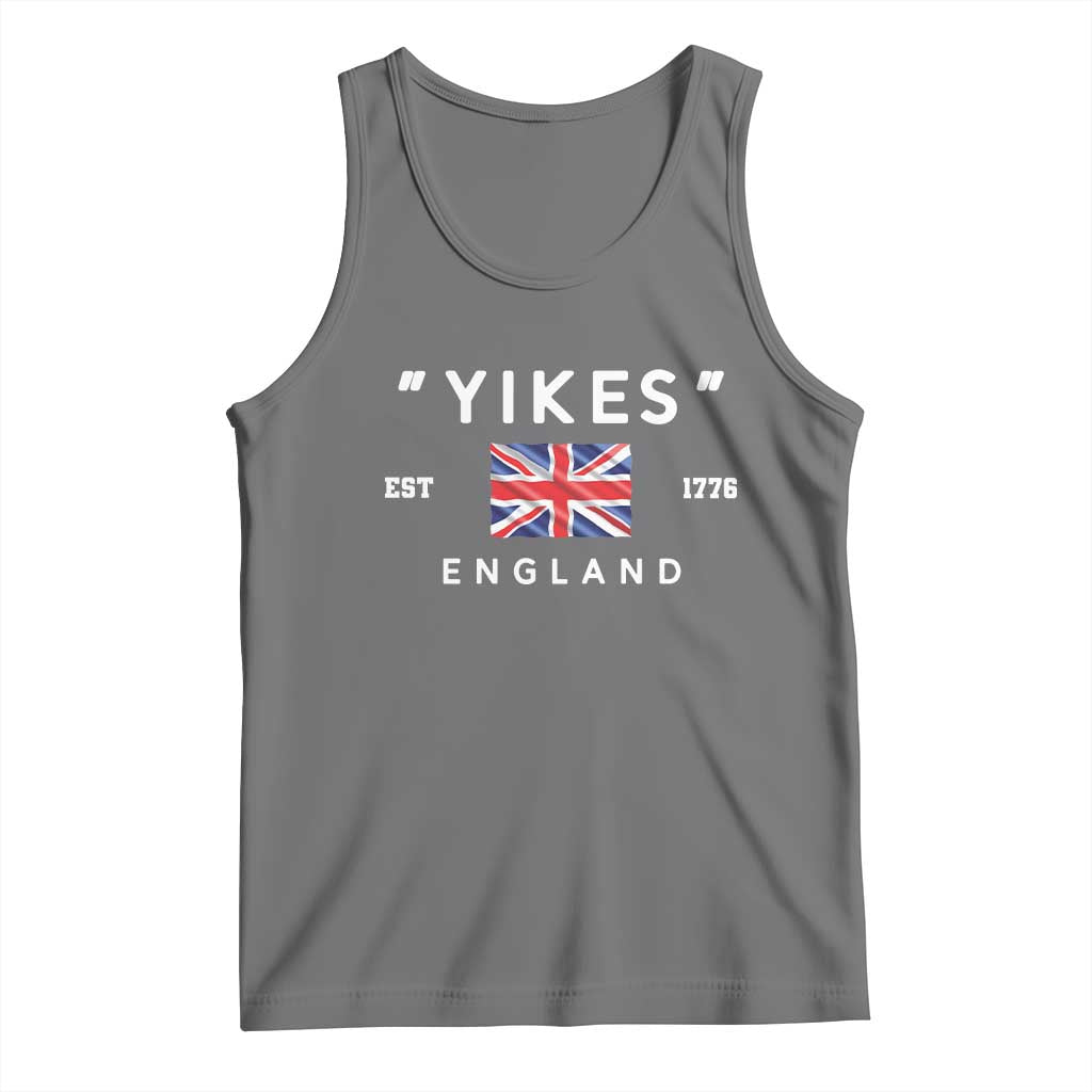 Funny Yikes England 1776 Tank Top 4th Of July USA Union Jack Flag - Wonder Print Shop