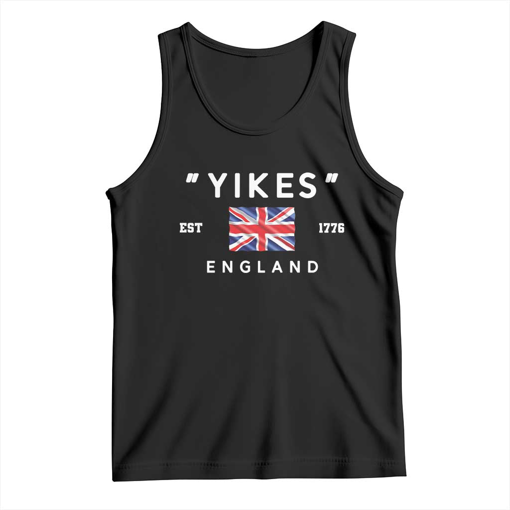 Funny Yikes England 1776 Tank Top 4th Of July USA Union Jack Flag - Wonder Print Shop