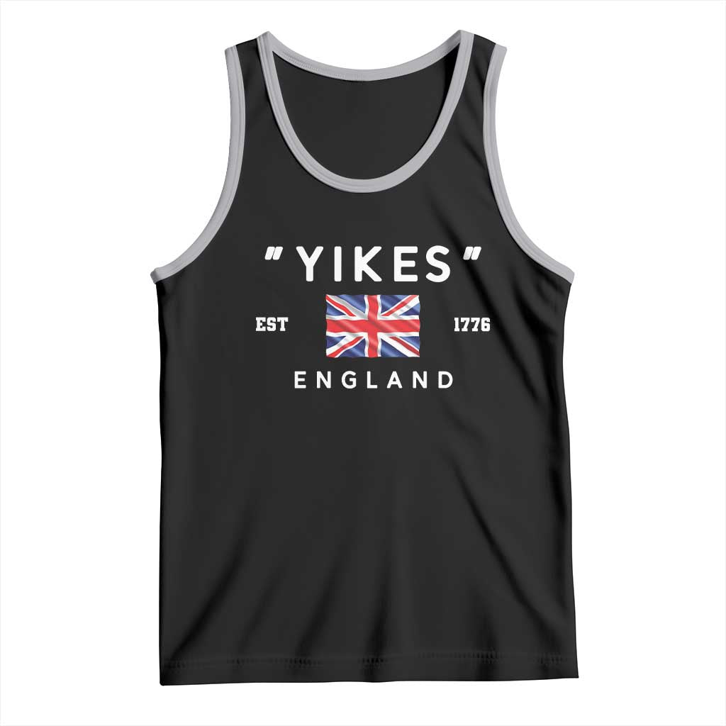 Funny Yikes England 1776 Tank Top 4th Of July USA Union Jack Flag - Wonder Print Shop