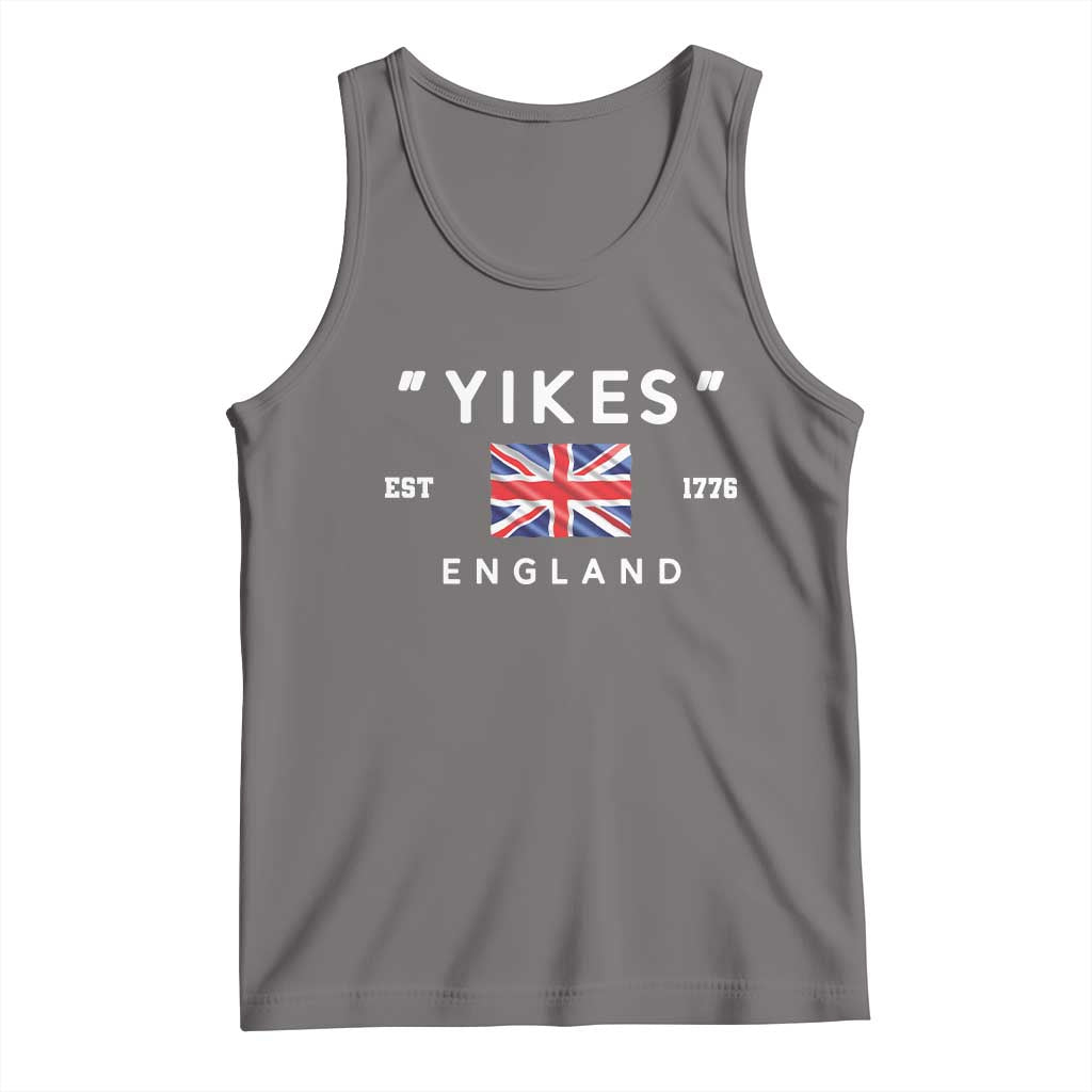 Funny Yikes England 1776 Tank Top 4th Of July USA Union Jack Flag - Wonder Print Shop