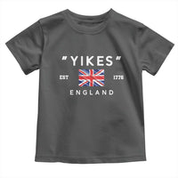 Funny Yikes England 1776 Toddler T Shirt 4th Of July USA Union Jack Flag - Wonder Print Shop