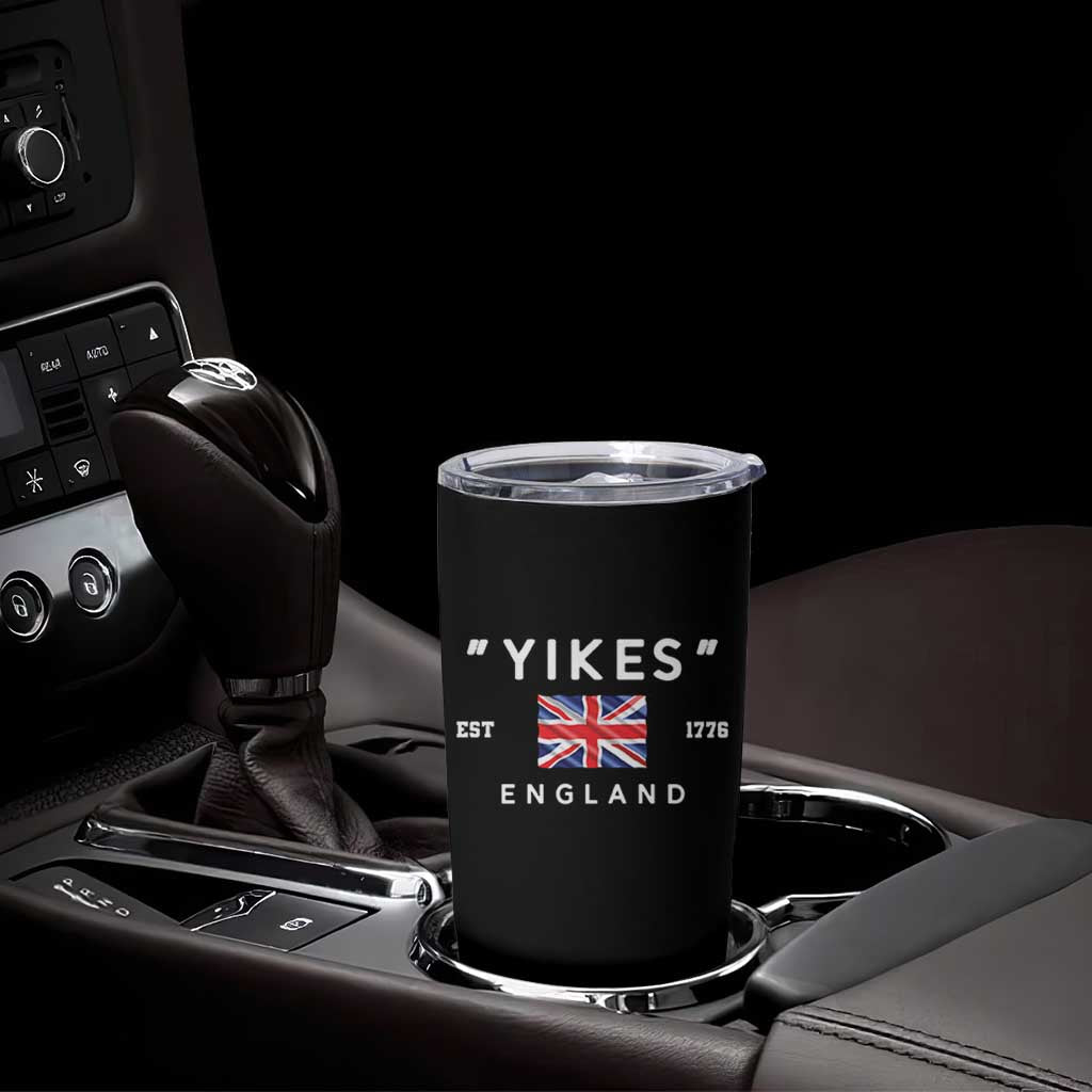 Funny Yikes England 1776 Tumbler Cup 4th Of July USA Union Jack Flag - Wonder Print Shop