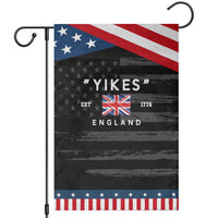 Funny Yikes England 1776 Garden Flag 4th Of July USA Union Jack Flag