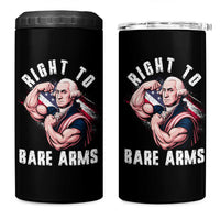 Funny Right To Bare Arms 4 in 1 Can Cooler Tumbler 4th Of July Gym George Washington - Wonder Print Shop