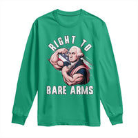Funny Right To Bare Arms Long Sleeve Shirt 4th Of July Gym George Washington - Wonder Print Shop