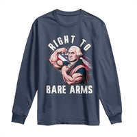 Funny Right To Bare Arms Long Sleeve Shirt 4th Of July Gym George Washington - Wonder Print Shop