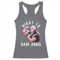 Funny Right To Bare Arms Racerback Tank Top 4th Of July Gym George Washington - Wonder Print Shop
