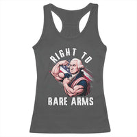Funny Right To Bare Arms Racerback Tank Top 4th Of July Gym George Washington - Wonder Print Shop