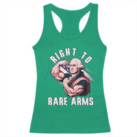 Funny Right To Bare Arms Racerback Tank Top 4th Of July Gym George Washington - Wonder Print Shop