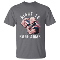 Funny Right To Bare Arms T Shirt 4th Of July Gym George Washington - Wonder Print Shop