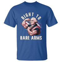 Funny Right To Bare Arms T Shirt 4th Of July Gym George Washington - Wonder Print Shop