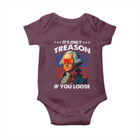 Funny Its Only Treason If You Loose George Washington Baby Onesie 4th Of July - Wonder Print Shop