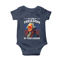 Funny Its Only Treason If You Loose George Washington Baby Onesie 4th Of July - Wonder Print Shop