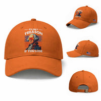 Funny Its Only Treason If You Lose George Washington Baseball Cap 4th Of July