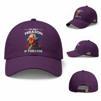 Funny Its Only Treason If You Lose George Washington Baseball Cap 4th Of July