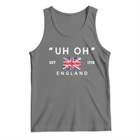 Funny Uh Oh England 1776 Tank Top 4th Of July USA Union Jack Flag - Wonder Print Shop