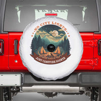 Funny No City Lights Just Campfire Nights Spare Tire Cover