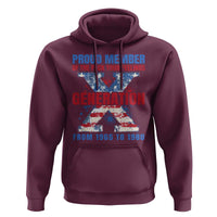 Gen X Hoodie Proud Member Of The Fuck Your Feelings American Flag - Wonder Print Shop