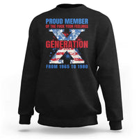 Gen X Sweatshirt Proud Member Of The Fuck Your Feelings American Flag - Wonder Print Shop