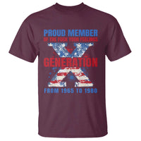 Gen X T Shirt Proud Member Of The Fuck Your Feelings American Flag - Wonder Print Shop