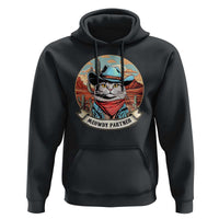 Meowdy Partner Hoodie Cowboy Cat Country Western Pet Owner - Wonder Print Shop
