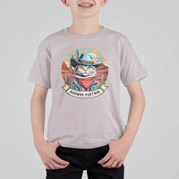 Meowdy Partner T Shirt For Kid Cowboy Cat Country Western Pet Owner - Wonder Print Shop