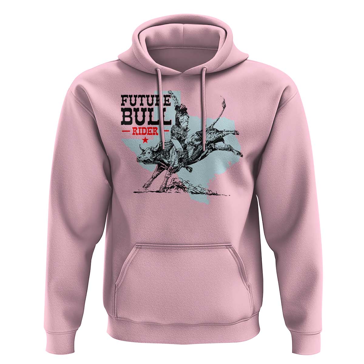 Future Bull Rider Hoodie Rodeo Cowboy Western Texas - Wonder Print Shop