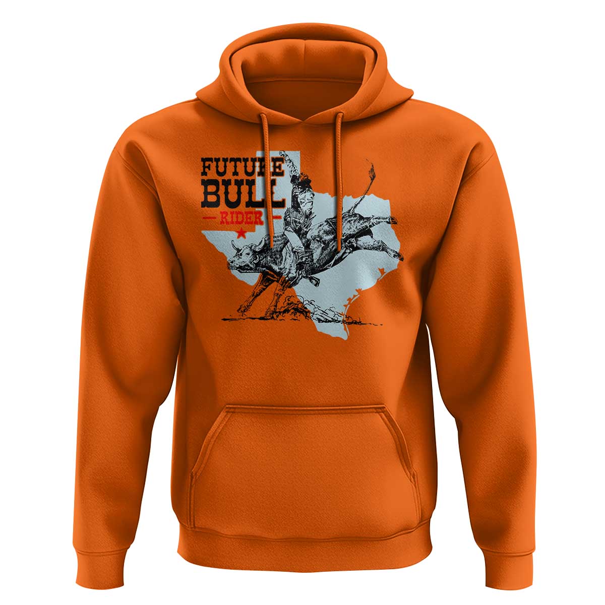 Future Bull Rider Hoodie Rodeo Cowboy Western Texas - Wonder Print Shop