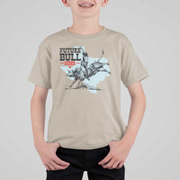 Future Bull Rider T Shirt For Kid Rodeo Cowboy Western Texas - Wonder Print Shop