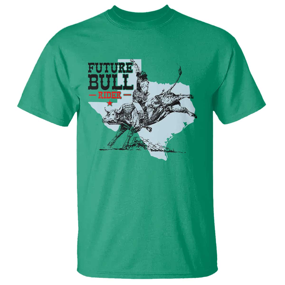 Future Bull Rider T Shirt Rodeo Cowboy Western Texas - Wonder Print Shop