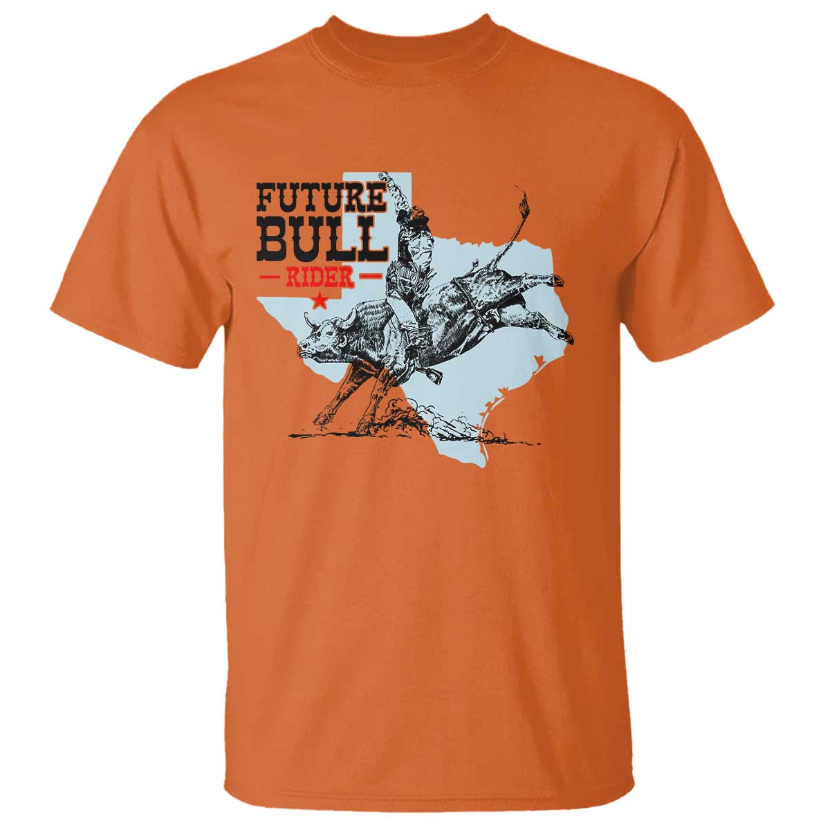 Future Bull Rider T Shirt Rodeo Cowboy Western Texas - Wonder Print Shop