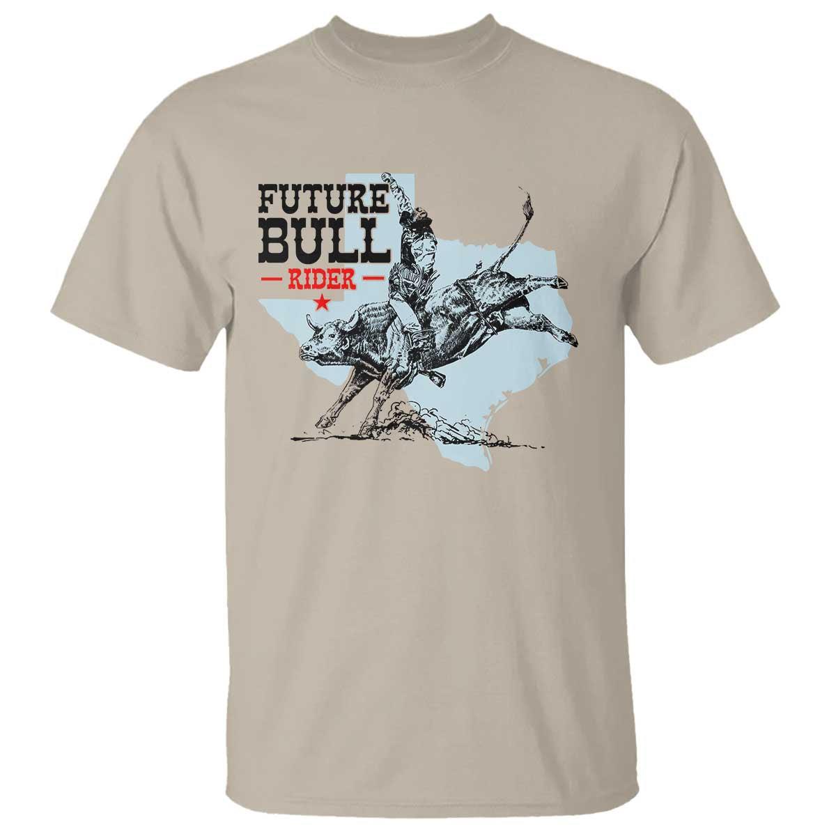 Future Bull Rider T Shirt Rodeo Cowboy Western Texas - Wonder Print Shop