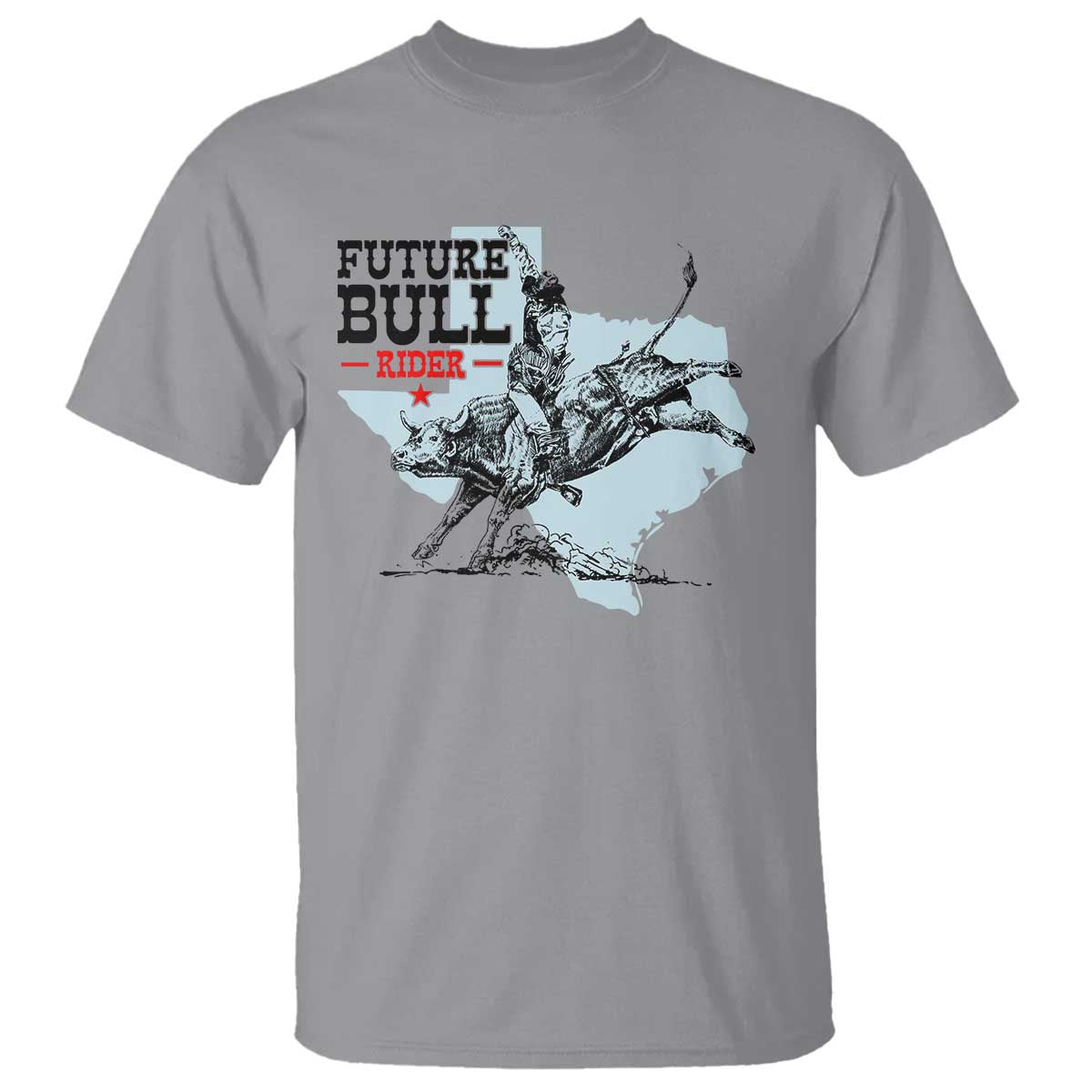 Future Bull Rider T Shirt Rodeo Cowboy Western Texas - Wonder Print Shop